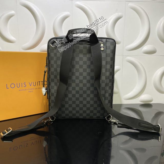 LOUIS VUITTON專櫃新款包包 路易威登Briefcase雙肩包 LV棋盤包角男士公事包後背包 N50051  ydh4091